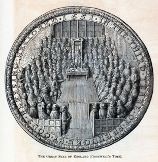 The Great Seal of England (Cromwell's Time), 1882. Artist: Anonymous