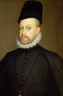 Portrait of Philip II (1527-1598), King of Spain and Portugal, 1568. Artist: Sánchez Coello, Alonso (1531-1588)