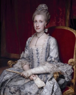 Portrait of Infanta Maria Luisa of Spain (1745-1792), Holy Roman Empress, 1770. Artist: Mengs, Anton Raphael (1728-1779)