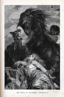 The Death of Brunhilde, (Brunehaut), 1882. Artist: Anonymous