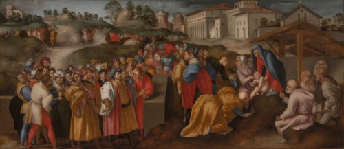 The Adoration of the Magi (Epifania Benintendi), 1519-1520. Artist: Pontormo (1494-1557)