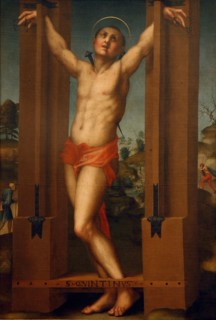 Saint Quentin, 1517. Artist: Pontormo (1494-1557)