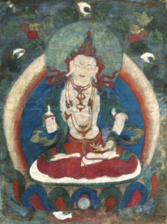 Vajrasattva, Early 19th century. Artist: Tibetan culture