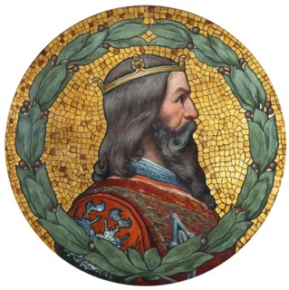 John of Bohemia, 1900. Artist: Liebscher, Adolf (1857-1919)