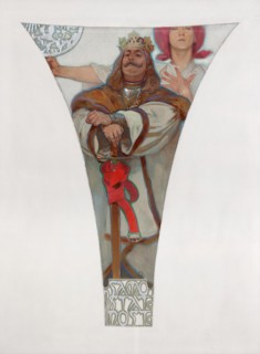 George of Podebrady, 1911. Artist: Mucha, Alfons Marie (1860-1939)