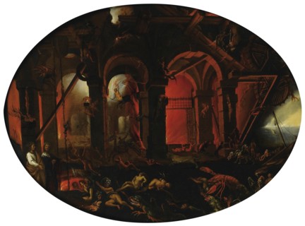 The Hell. Artist: Napoletano, Filippo (1598-1629)