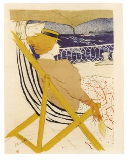 La Passagere du 54 ou Promenade en Yacht, 1895. Artist: Toulouse-Lautrec, Henri, de (1864-1901)