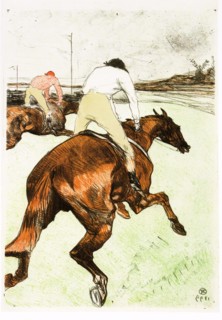 Le Jockey, 1899. Artist: Toulouse-Lautrec, Henri, de (1864-1901)