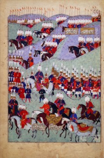 Funeral of Sultan Suleyman the Magnificent. (History of Sultan Suleyman), 1579. Artist: Anonymous