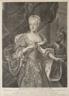 Portrait of Princess Charlotte of Brunswick-Wolfenbüttel (1694-1715), wife of Tsarevich Alexei Petro Artist: Wortmann, Christian Albrecht (1680-1760)