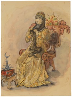 The Princess Who Never Smiled (Nesmeyana), 1896. Artist: Vasnetsov, Viktor Mikhaylovich (1848-1926)
