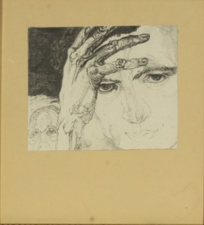 Self-portrait. Artist: Filonov, Pavel Nikolayevich (1883-1941)