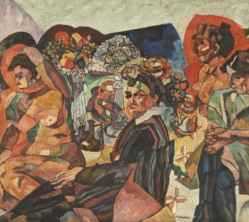 Self-Portrait with Artist's Models.