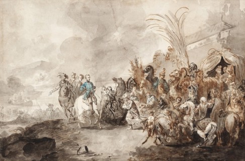 King Charles XII at Bender.