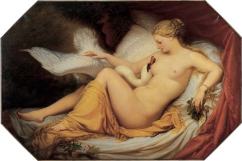 Leda and the Swan, 1855.