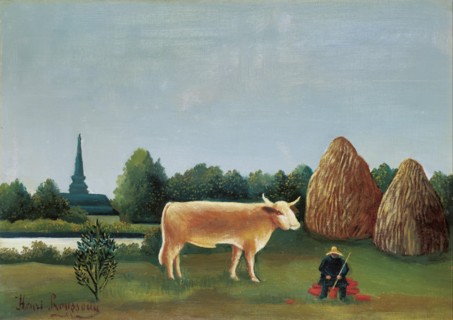 Scene in Bagneux on the Outskirts of Paris, 1909.