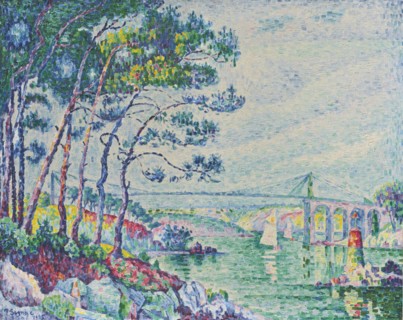 Pont de Lézardrieux, 1925.