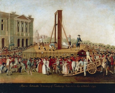 The Execution of Marie Antoinette on October 16, 1793, Late 18th cent..
