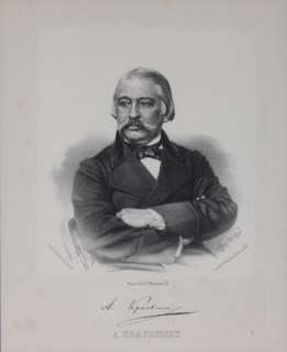 Portrait of the Publisher Andrey Alexandrovich Krayevsky (1810-1889), 1860s.