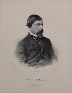 Portrait of the author Ivan Ivanovich Panaev (1812-1862), 1860s.