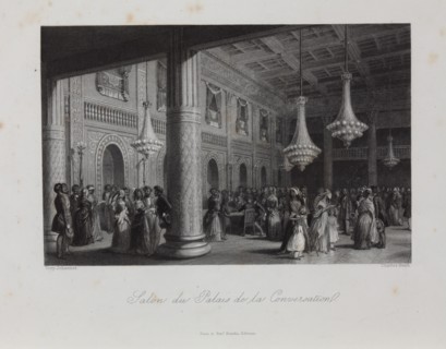 The Casino at the Kurhaus in Baden-Baden, 1840s.