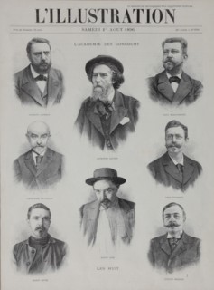 The Goncourt Academy, 1896.