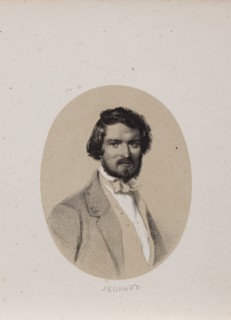 Portrait of the composer Hubert Léonard (1819-1890), 1853.