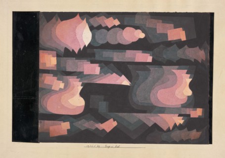 Fuge in Rot, 1921.