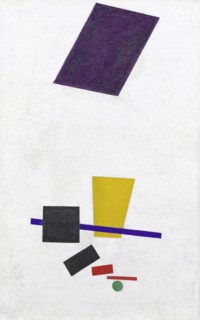 Painterly Realism of a Football Player - Color Masses in the 4th Dimension, 1915.