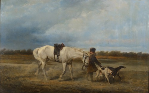 Hunting dog handler.