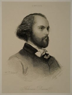 Portrait of the composer Félicien-César David (1810-1876).