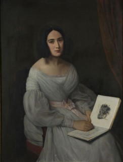 Portrait of Clara Wieck-Schumann (1819-1896).