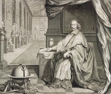 Portrait of Cardinal Mazarin.