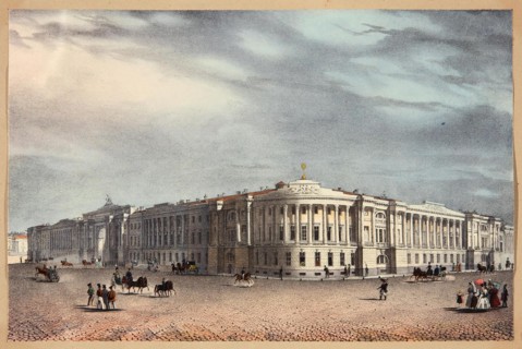 The Senate and Synod Buildings in Saint Petersburg.