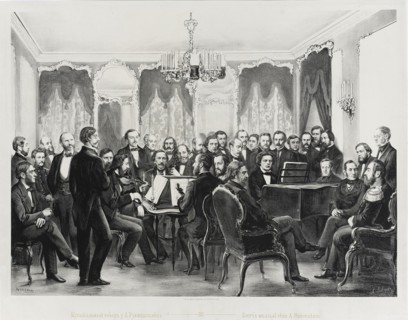 Musical evening with the composer Anton Rubinstein.