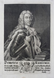 Portrait of Dimitrie Cantemir (1673-1723).