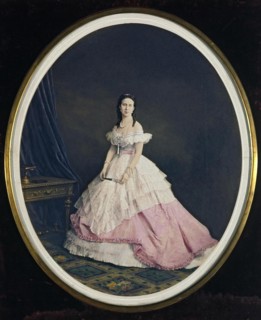 Portrait of Grand Duchess Alexandra Iosifovna of Saxe-Altenburg (1830-1911).