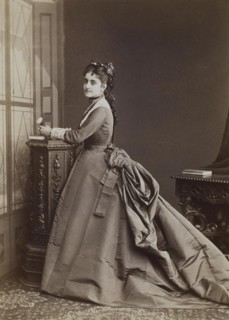 Portrait of the singer Adelina Patti (1843-1919).