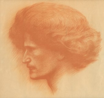 Portrait of the pianist, composer and politician Ignacy Jan Paderewski.