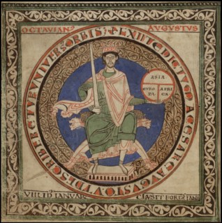 Miniature from the Manuscript Liber Floridus.