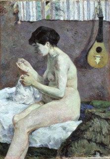 Study of a Nude (Suzanne sewing).