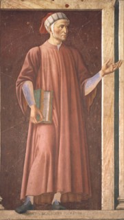 Portrait of Dante Alighieri (1265-1321).