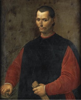 Portrait of Niccolo Machiavelli (1469-1527).