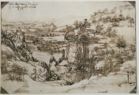 Tuscan Landscape (Arno Valley landscape).