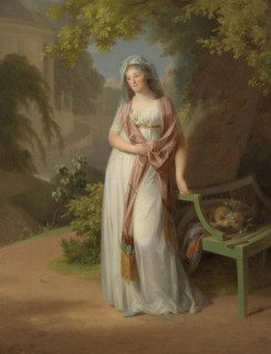 Portrait of Margravine Luise von Anhalt-Dessau (1750-1811).