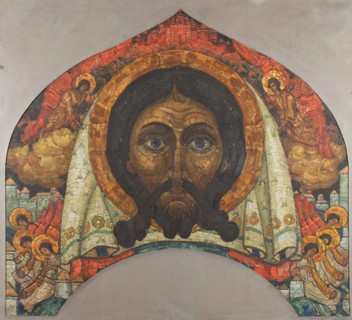 Sketch of the Fresco for the Church of the Holy Spirit in Talashkino.