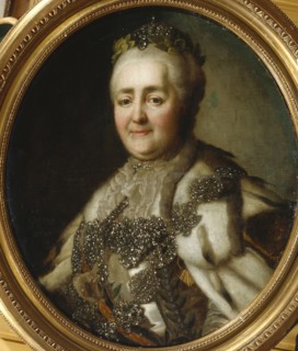 Portrait of Empress Catherine II (1729-1796).