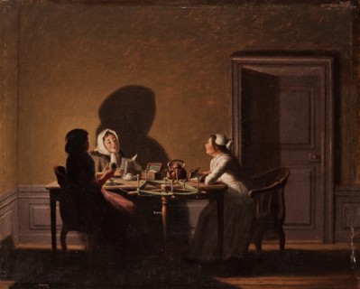Reading by Candlelight.