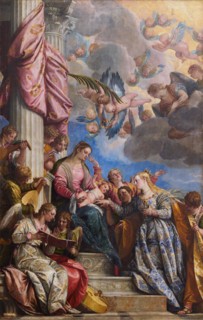 The Mystical Marriage of Saint Catherine.