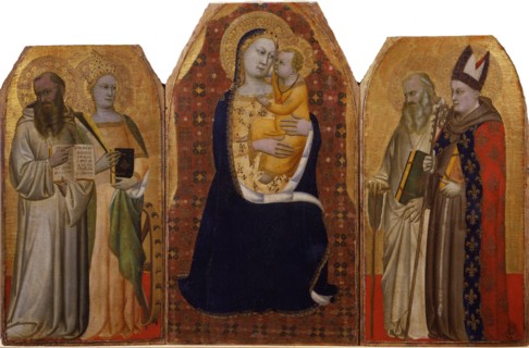 Madonna Enthroned with Child and Saints.